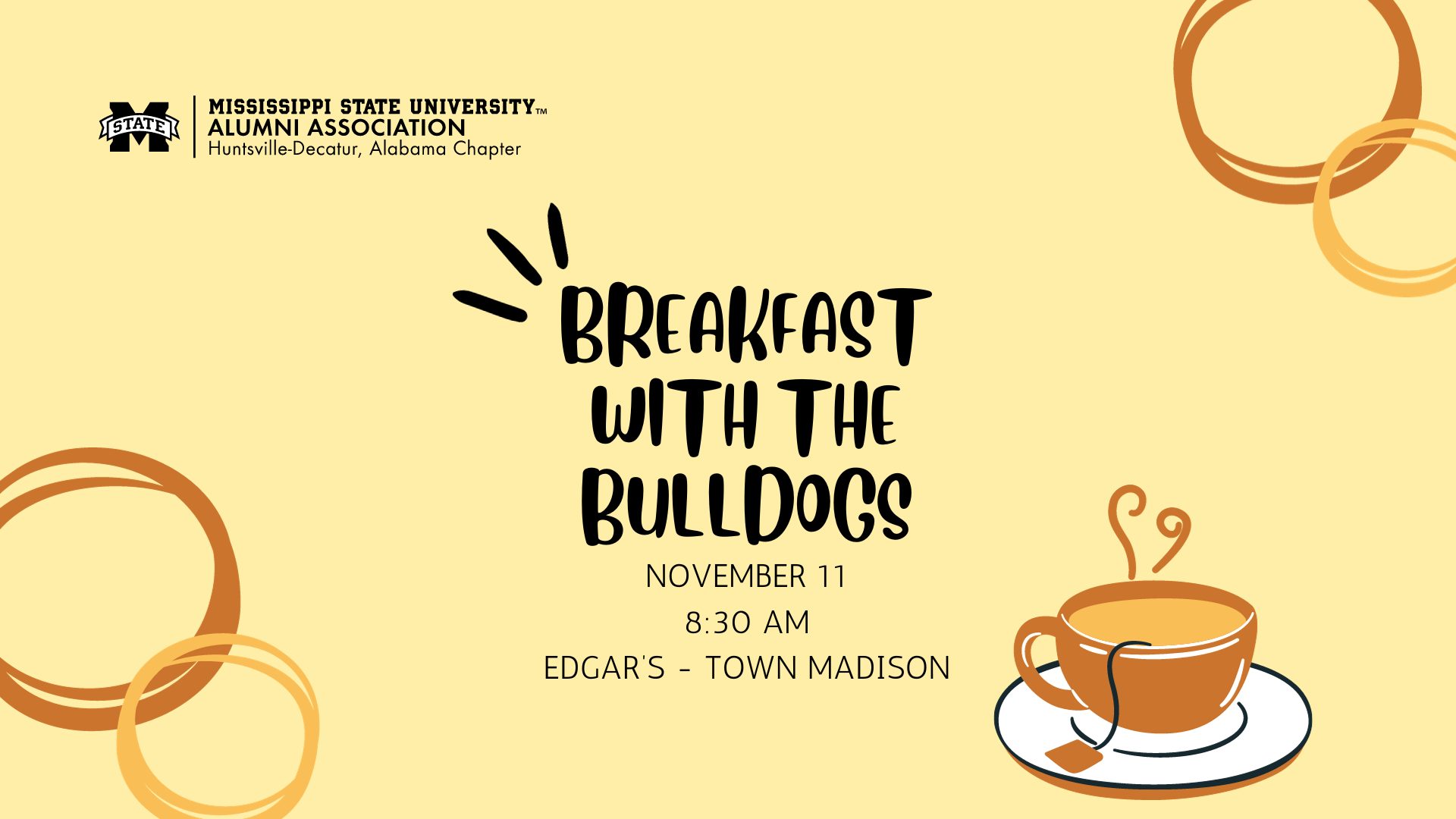 Breakfast with Bulldogs Flyer