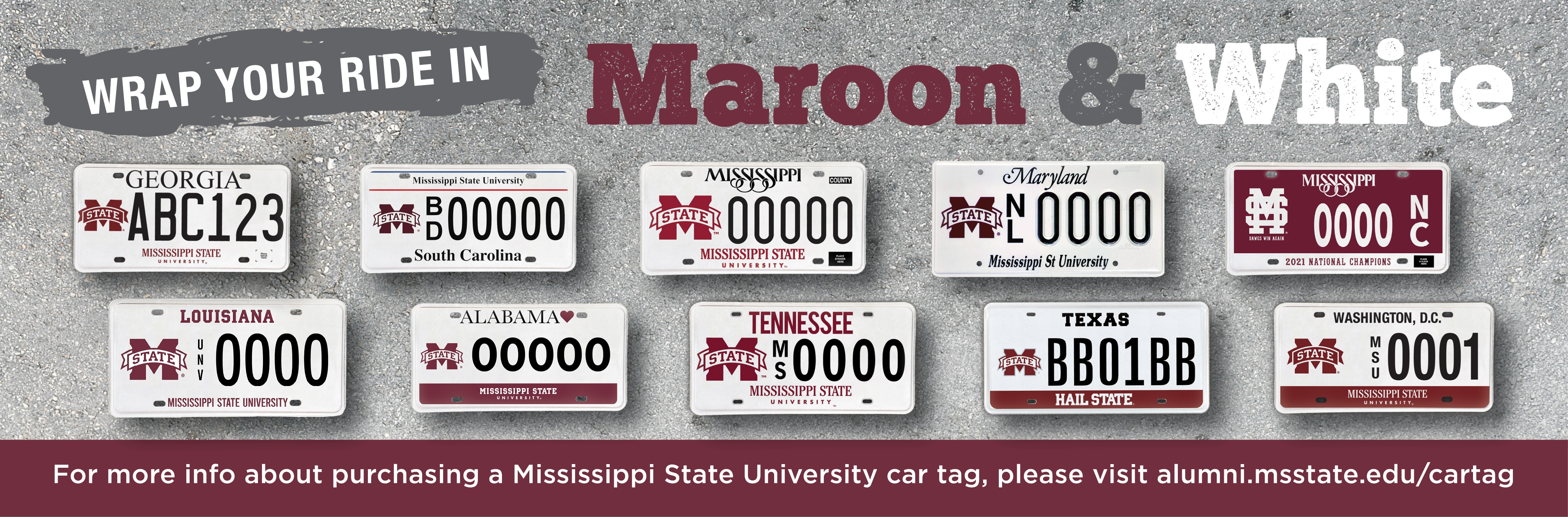 MSU Car Tags