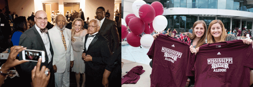 Picture of MSU Alumni at reunions