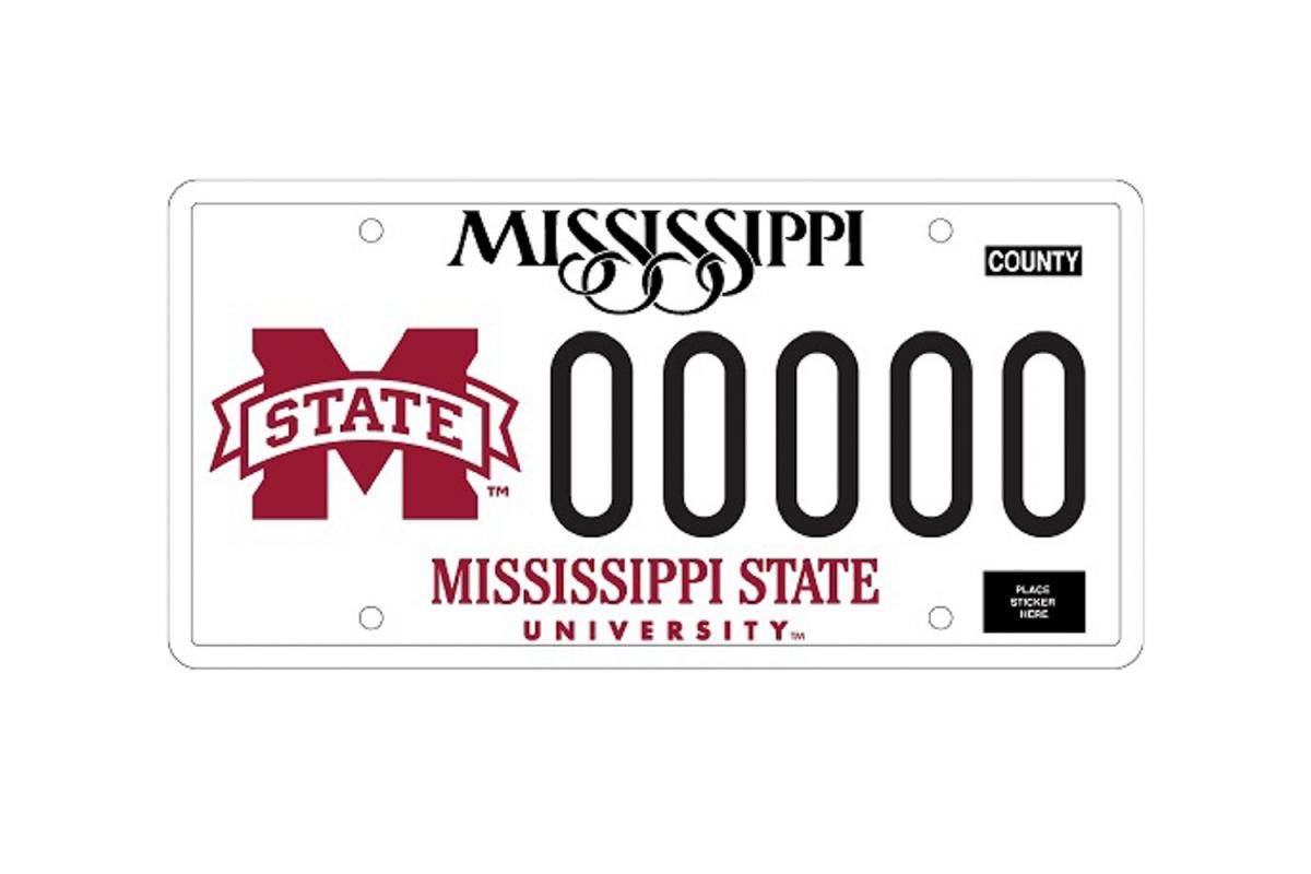 MSU car tag